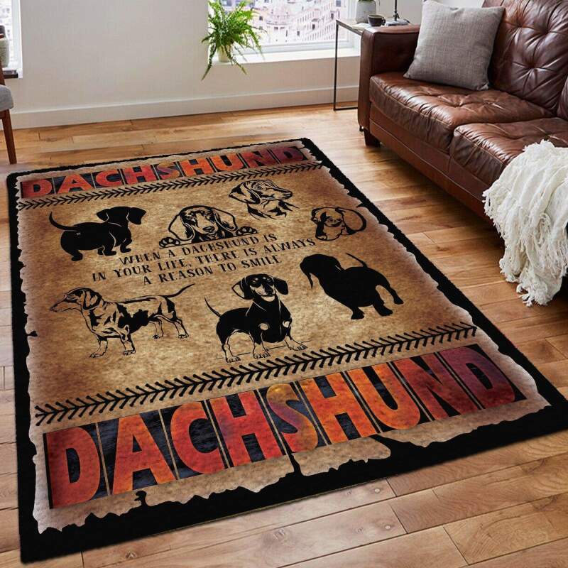 Dachshund So Cool Limited Edition Rectangle Rug