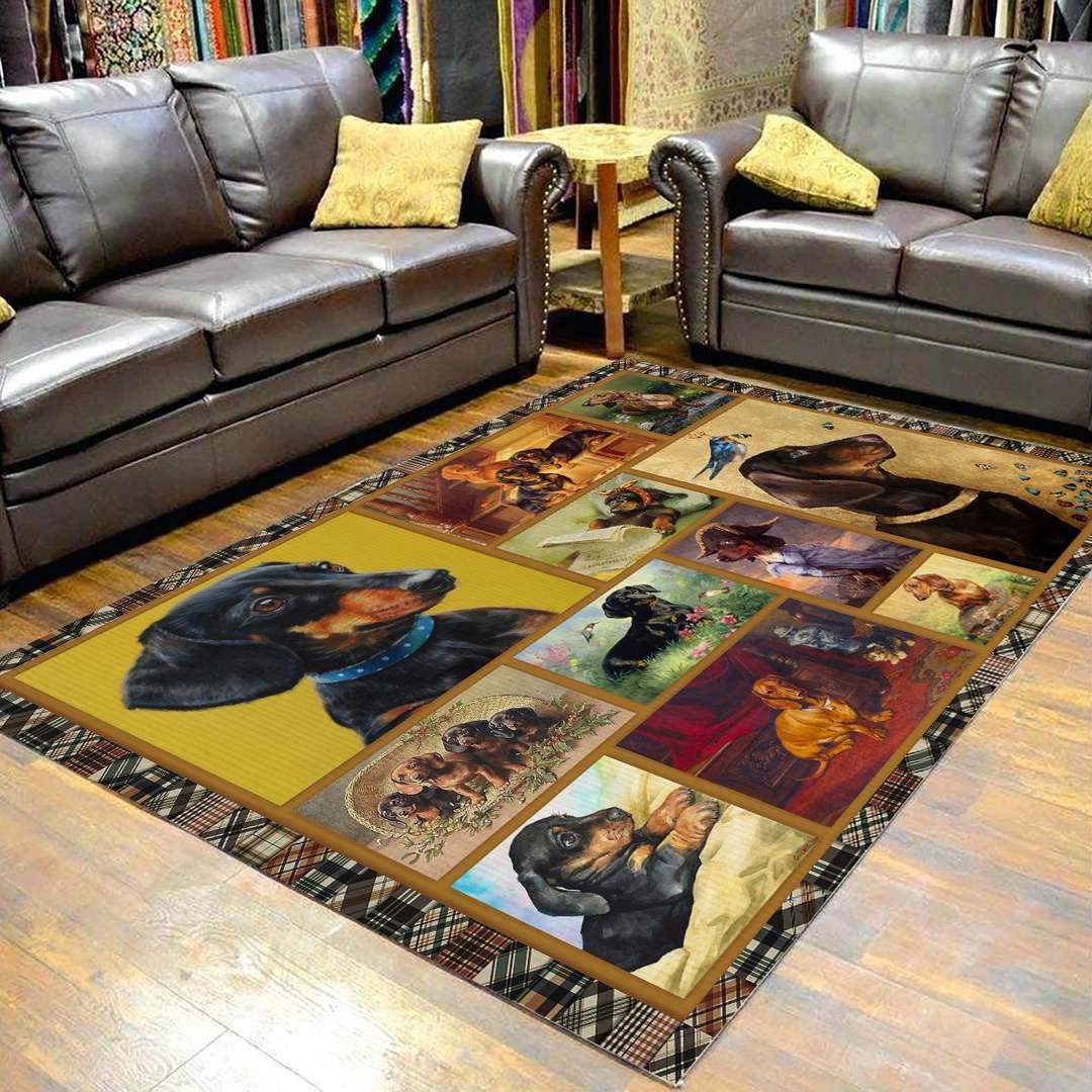 Dachshund Story Limited Edition Rectangle Rug