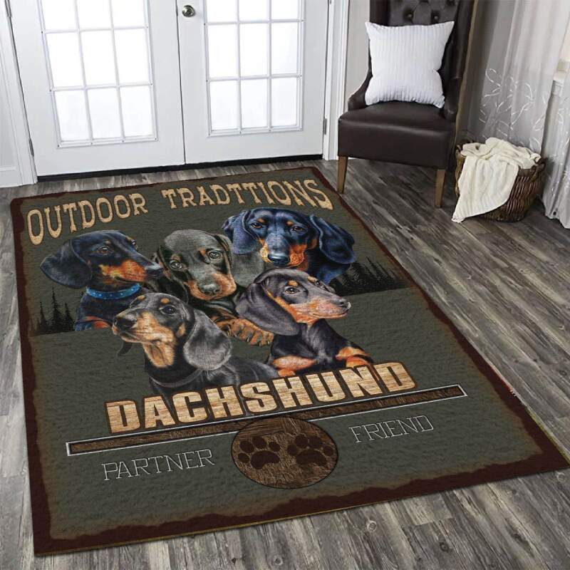 Dachshund V1 Love My Limited Edition Rectangle Rug