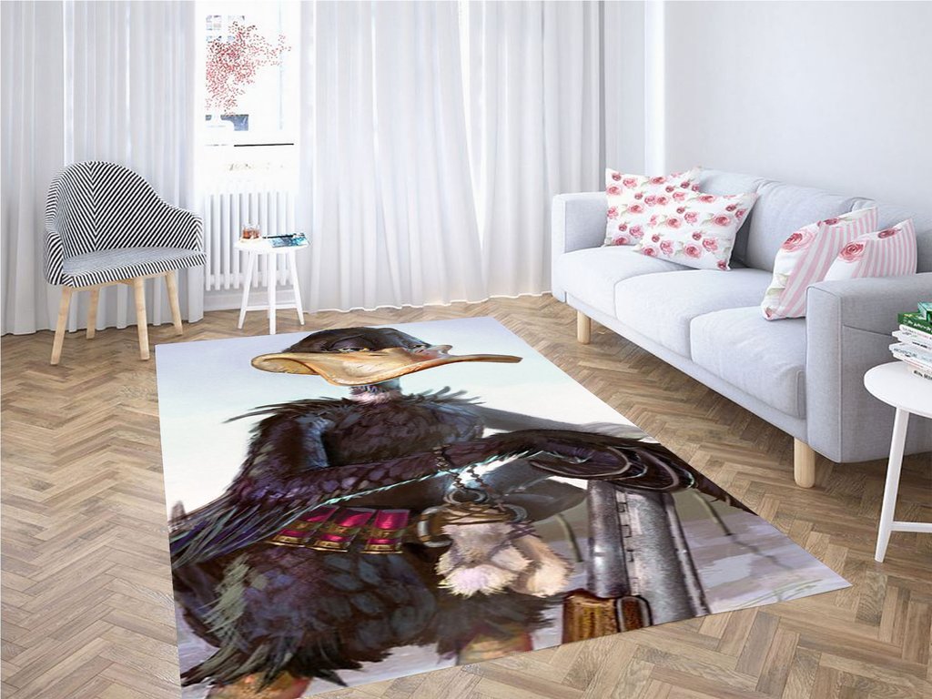 Daffy Duck Art Living Room Modern Carpet Rectangle Rug