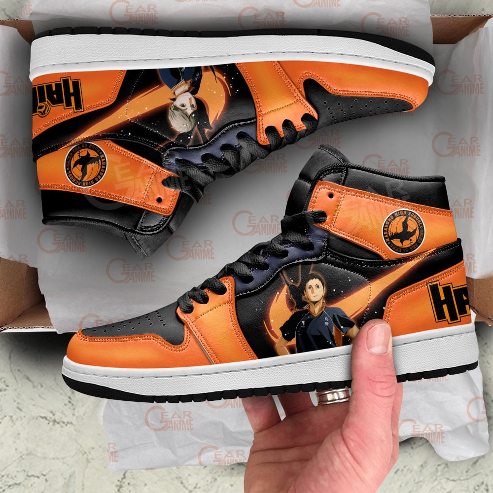 Daichi Sawamura and Koushi Sugawara JD1s Sneakers Haikyuu Anime Shoes, Air Jordan Hightop