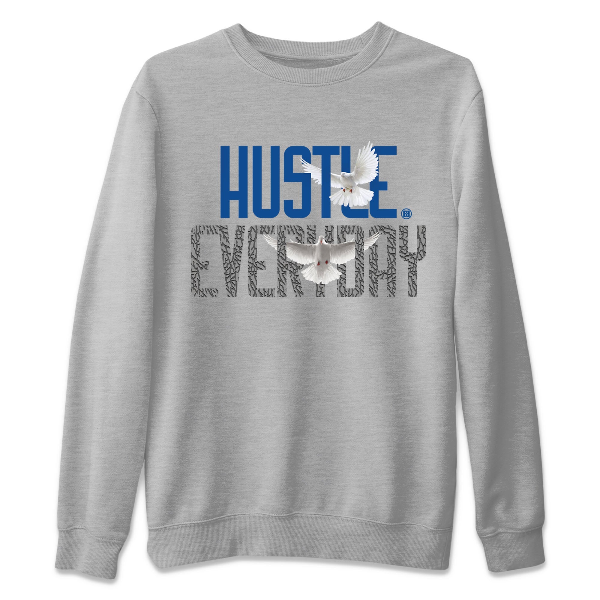 Daily Hustle Unisex Sweater – Air Jordan 3 Wizards, Sneakers Matching Sweater