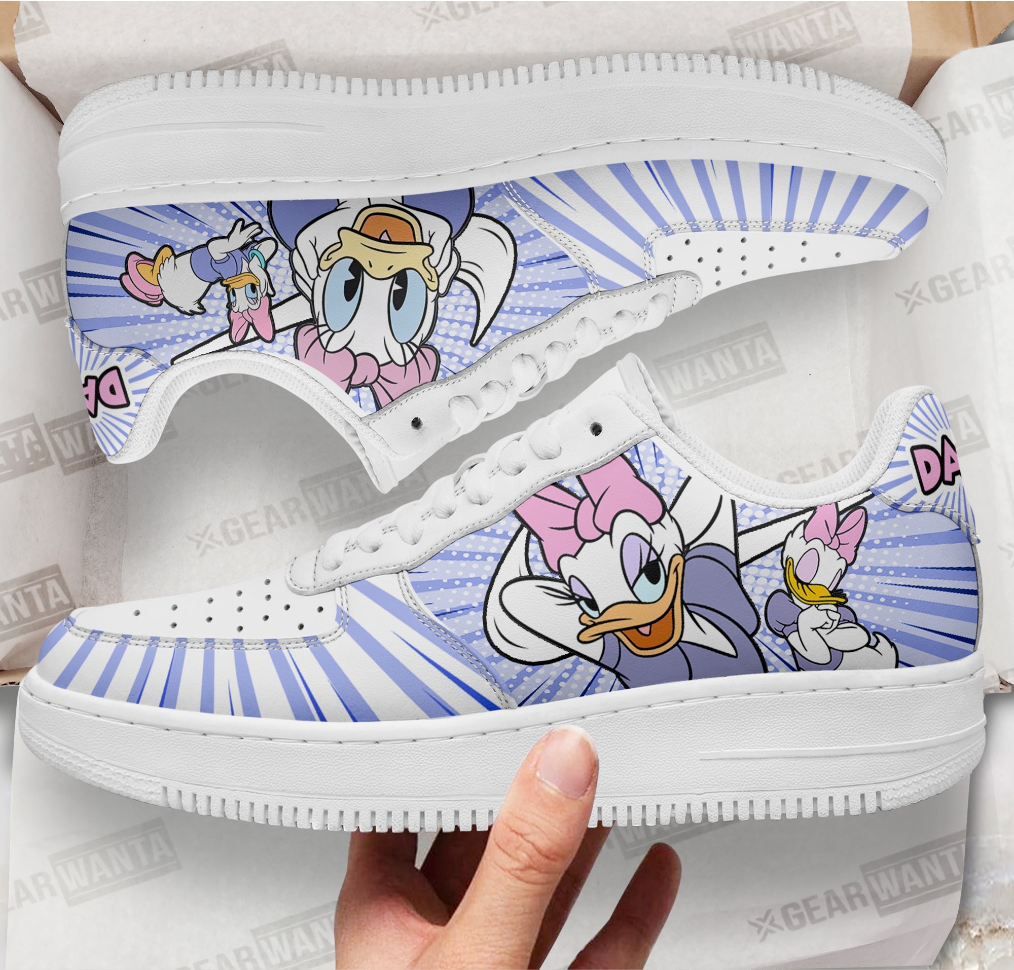 Daisy Duck Air Sneakers Custom Shoes