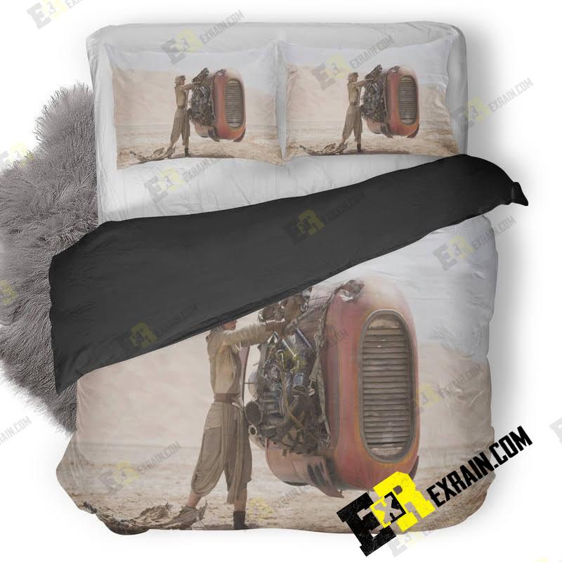 Daisy Ridley Star Wars 3D Customized Duvet Cover Bedding Set
