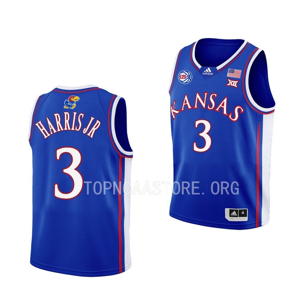 Dajuan Harris Jr. Kansas Jayhawks Royal Swingman Youth Jersey