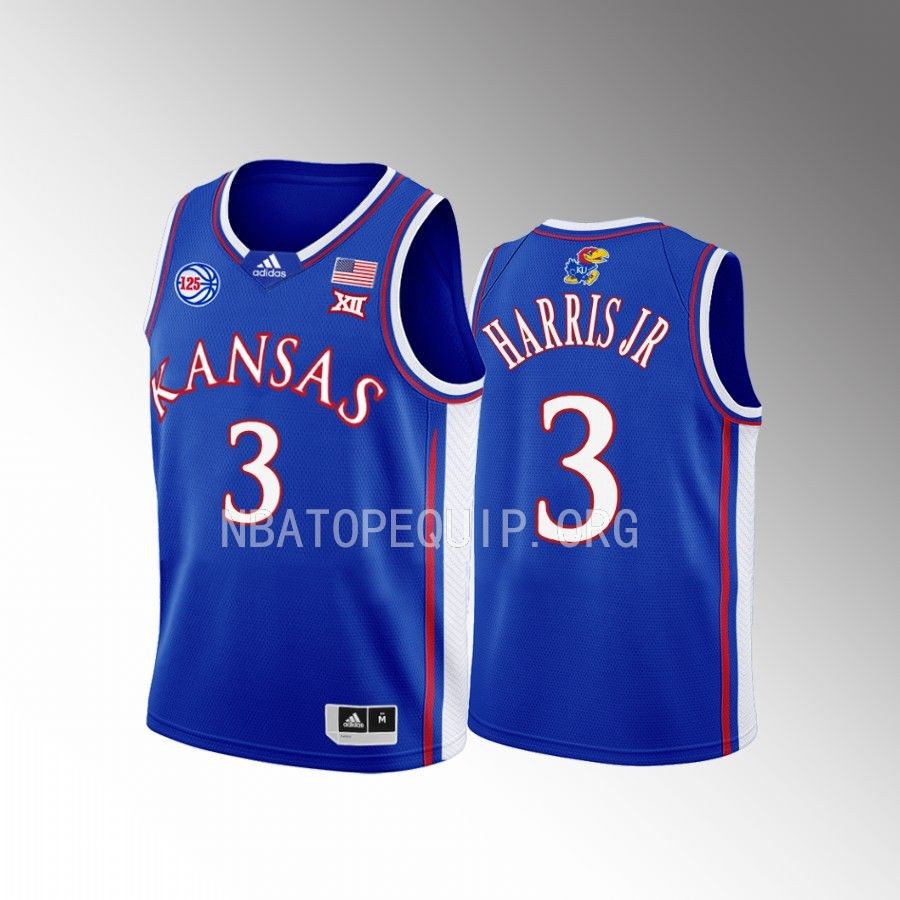 Dajuan Harris Jr. Kansas Jayhawks Youth Royal Swingman Jersey