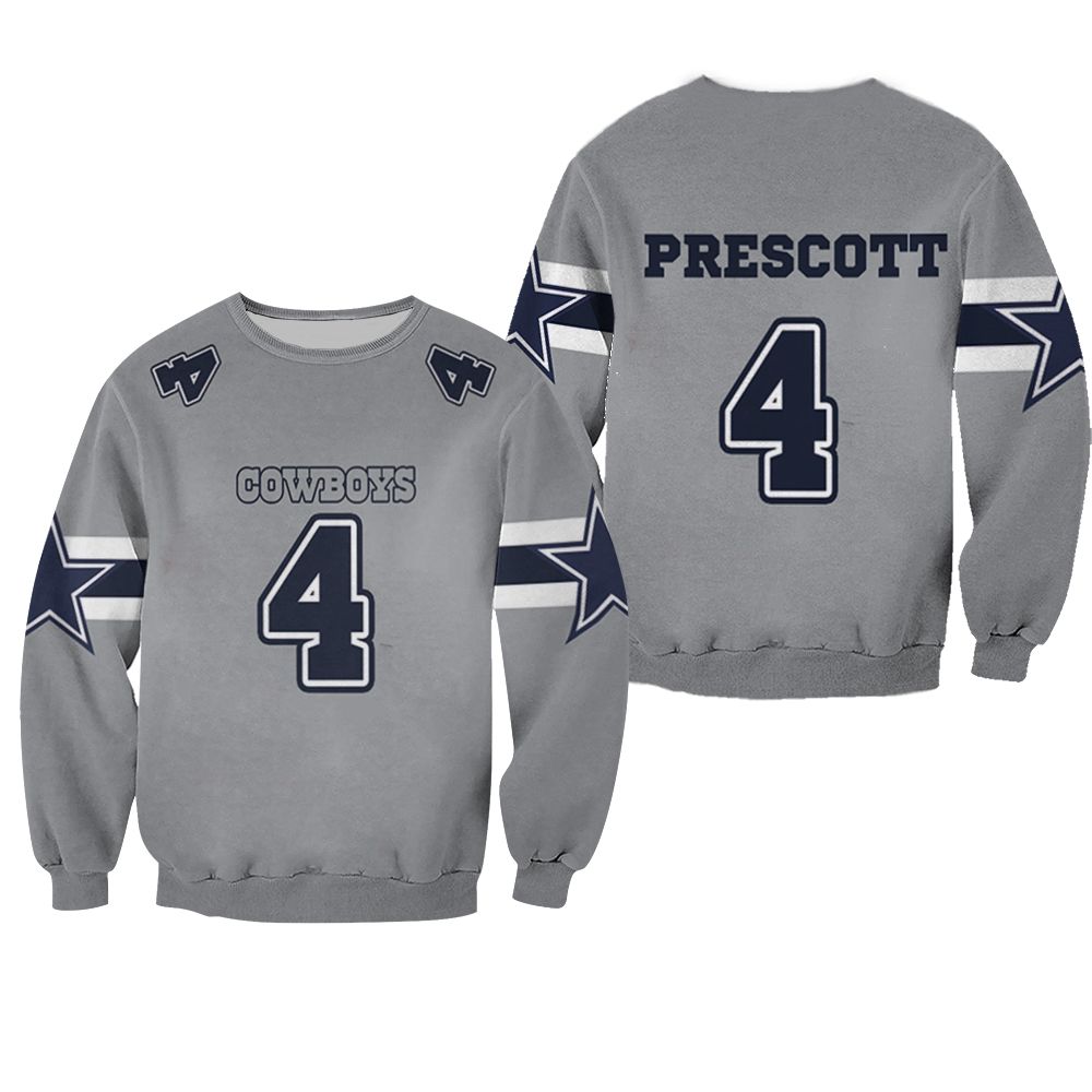 Dak Prescott Cowboys Inspired Style Sweater