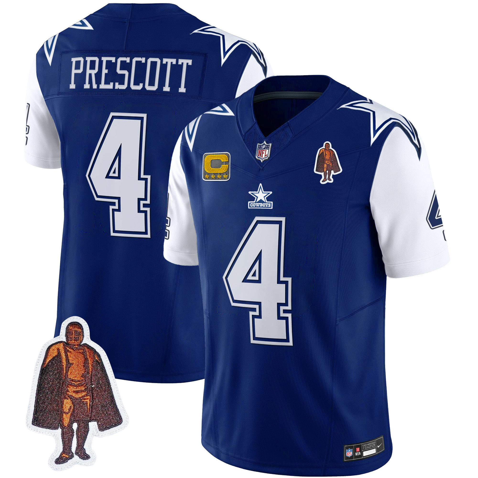 Dak Prescott Men's Dallas Cowboys Throwback Limited Vapor 1995 Jersey - All Stitched 
