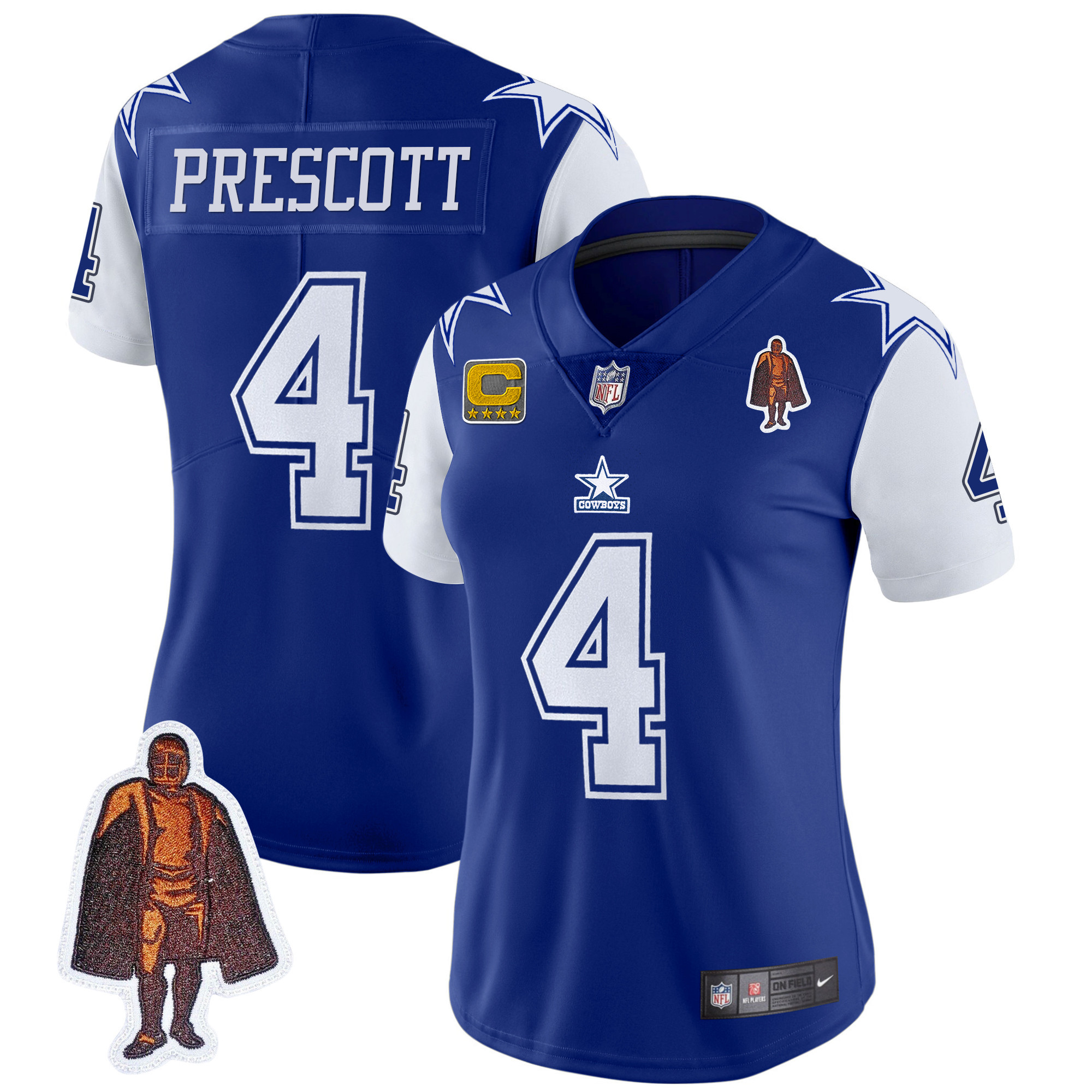 Dak Prescott Women's Dallas Cowboys Throwback Limited Vapor 1995 Jersey - All Stitched 