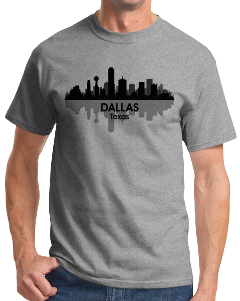 Dallas City Skyline – Texas Rangers Dallas Cowboys Stars Pride T-Shirt