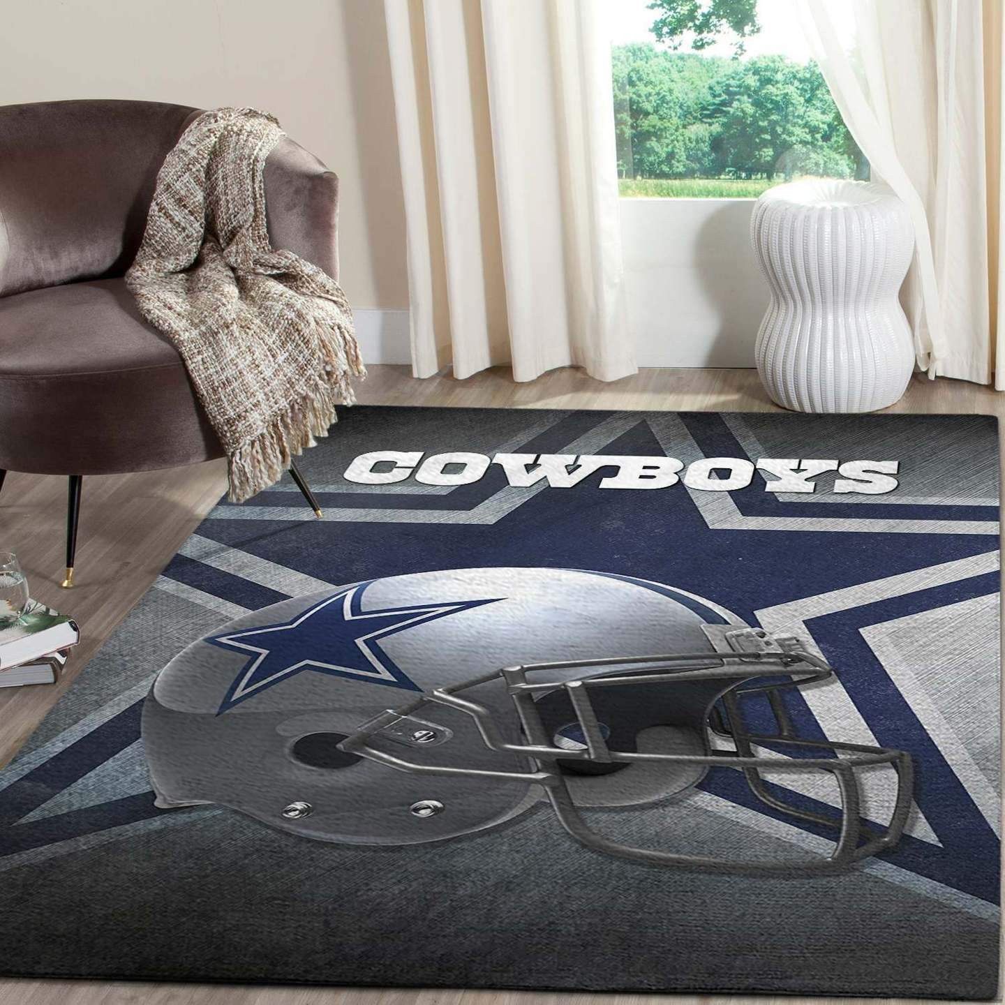 Dallas Cowboy Area Limited Edition Rectangle Rug