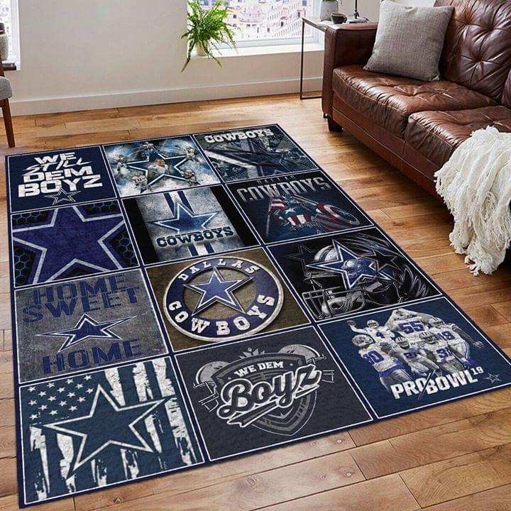 Dallas Cowboy Home Sweet Home Captain America Limited Edition Rectangle Rug
