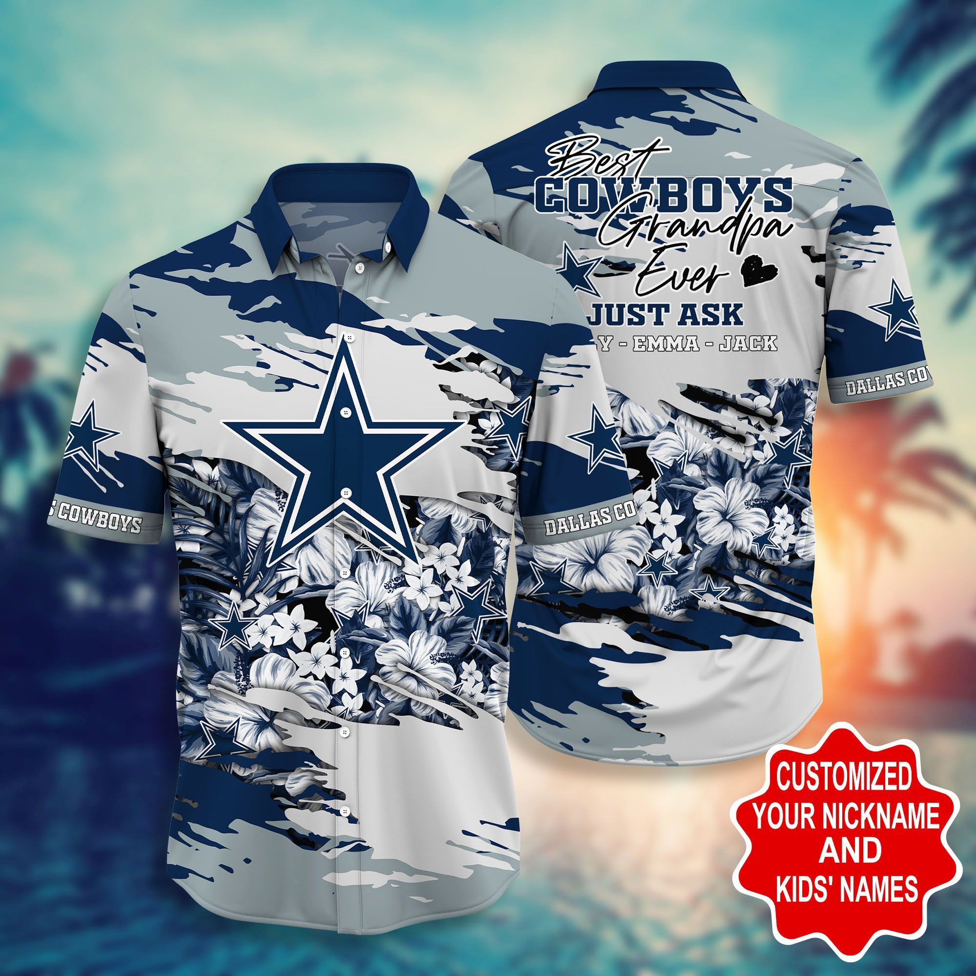 Dallas Cowboys -Pesonalized Hawaii Shirt STYLE HOT TRENDING SUMMER