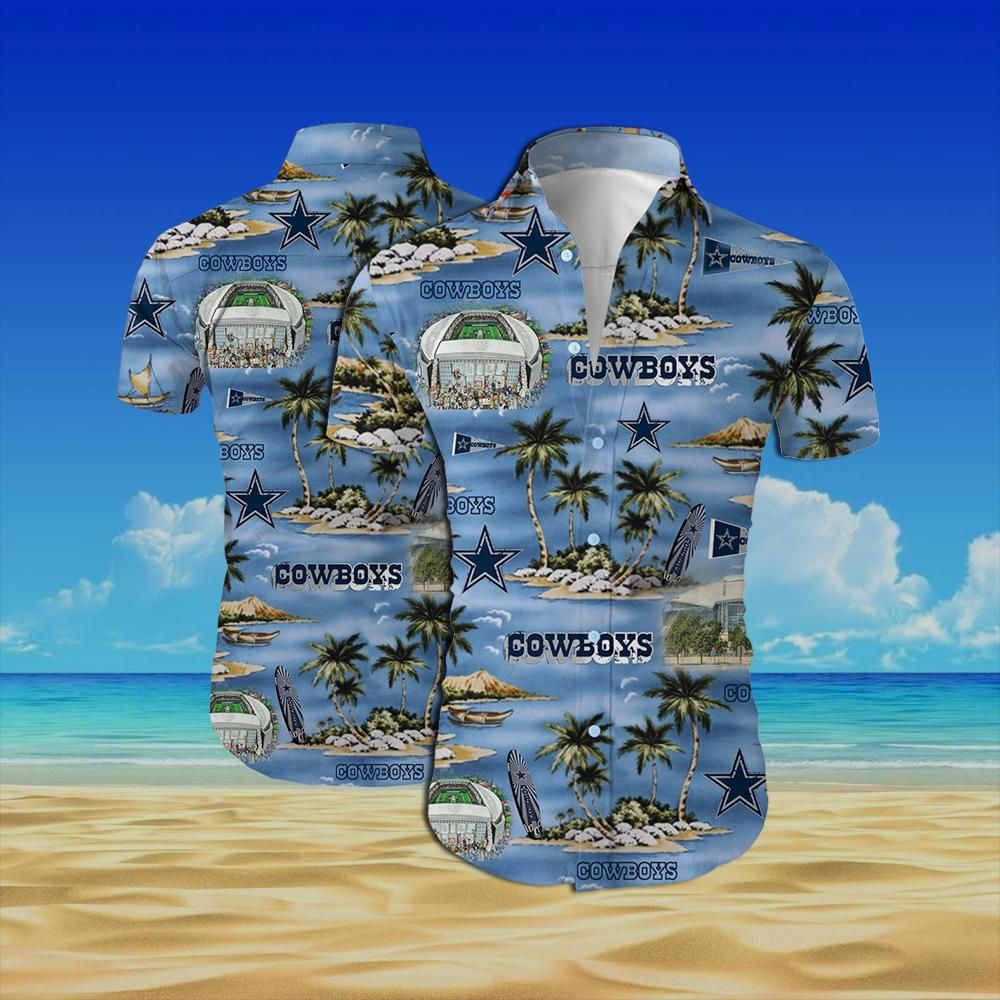 Dallas Cowboys All Over Printed Hawaiian Shirt Maria