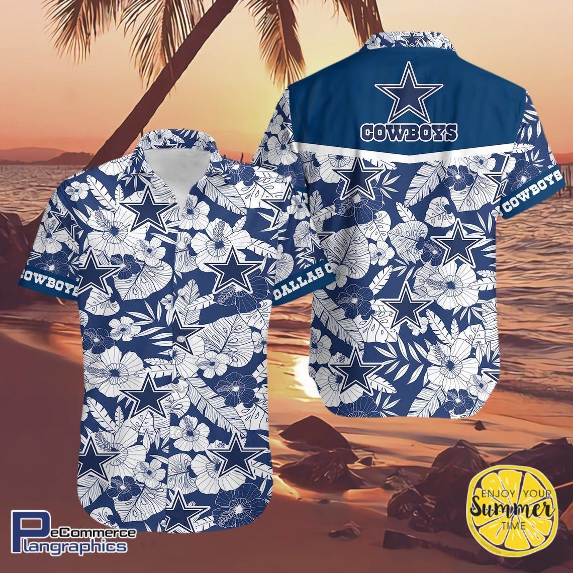 Dallas Cowboys Aloha Shirt Hawaiian Aloha Shirt Hawaiian Beach Shirt