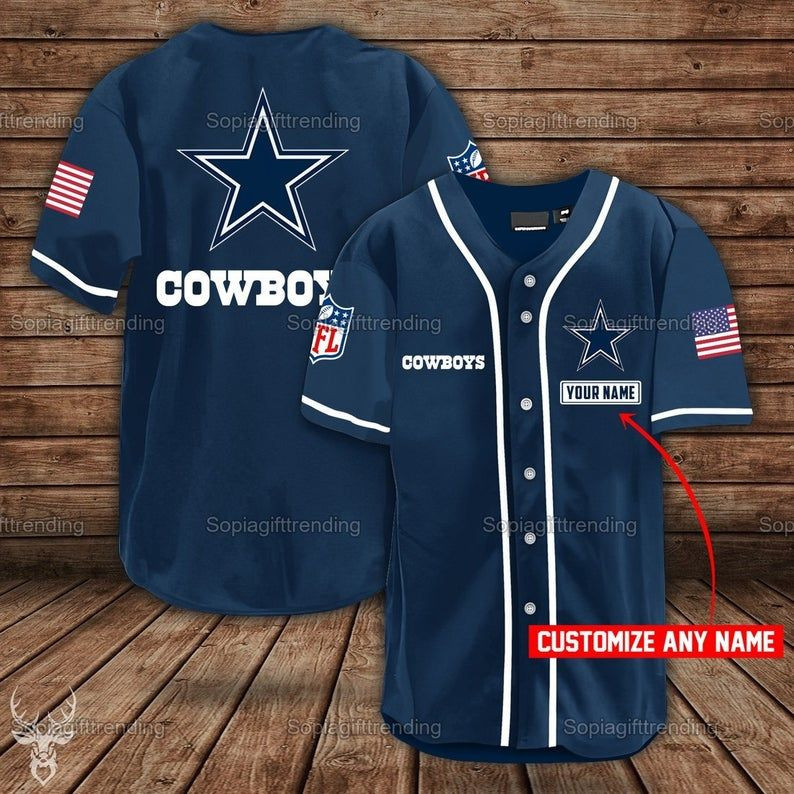Dallas Cowboys Baseball Shirt – Baseball Jersey