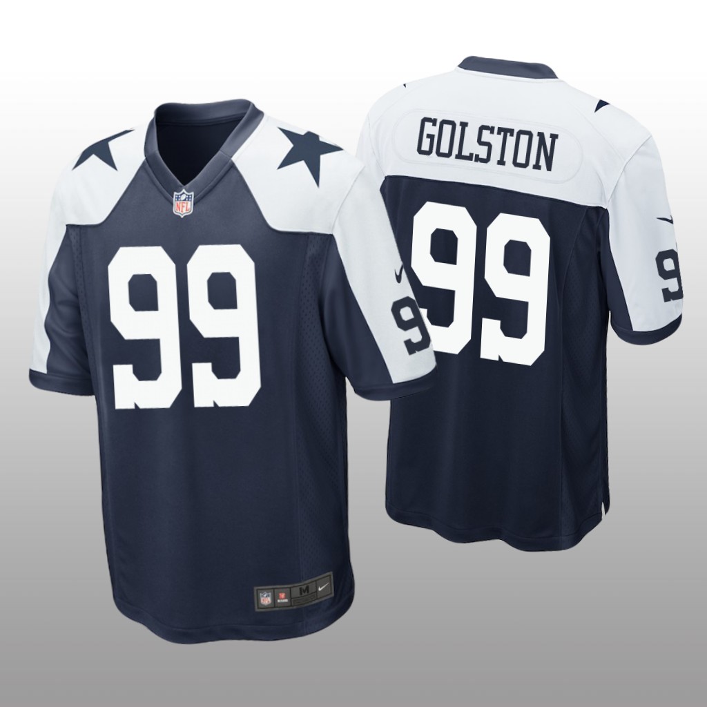 Dallas Cowboys Chauncey Golston Navy Jersey Alternate Game - Men's