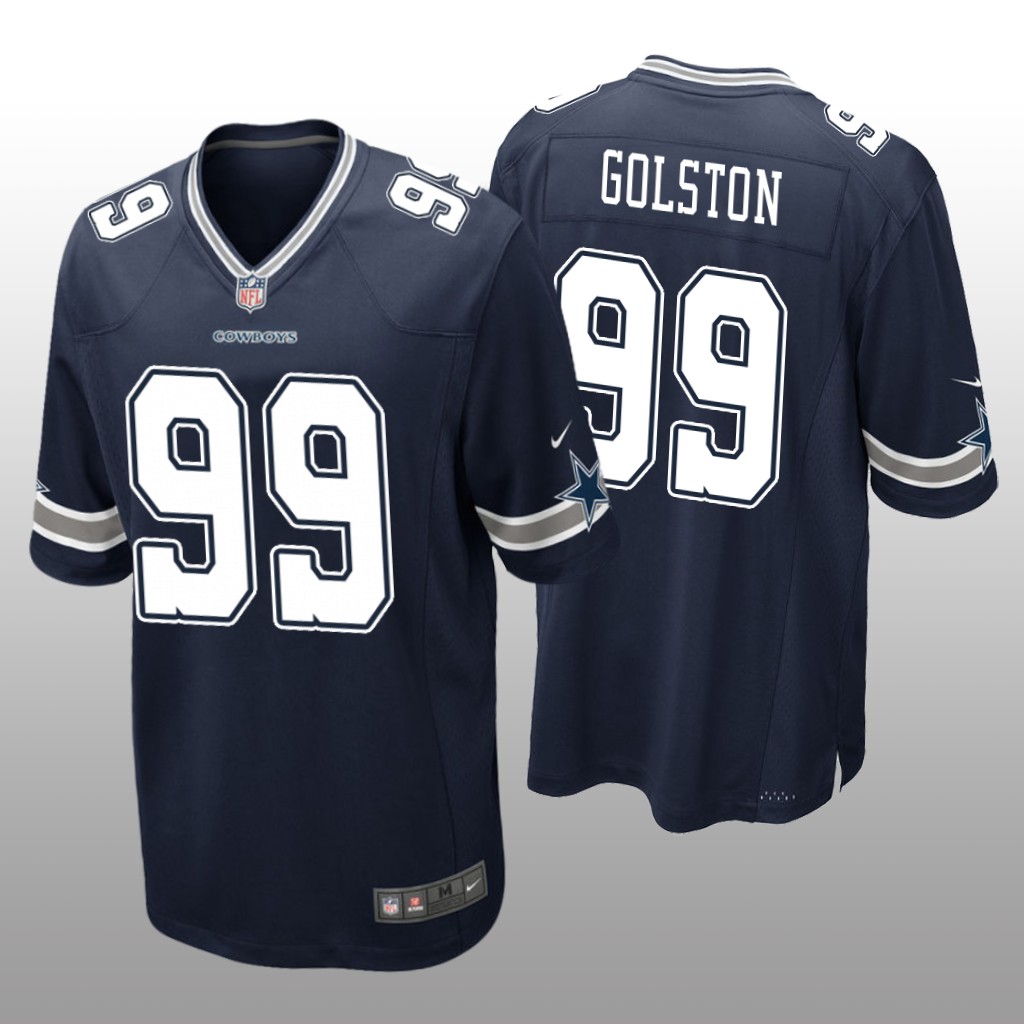 Dallas Cowboys Chauncey Golston Navy Jersey Game - Men's