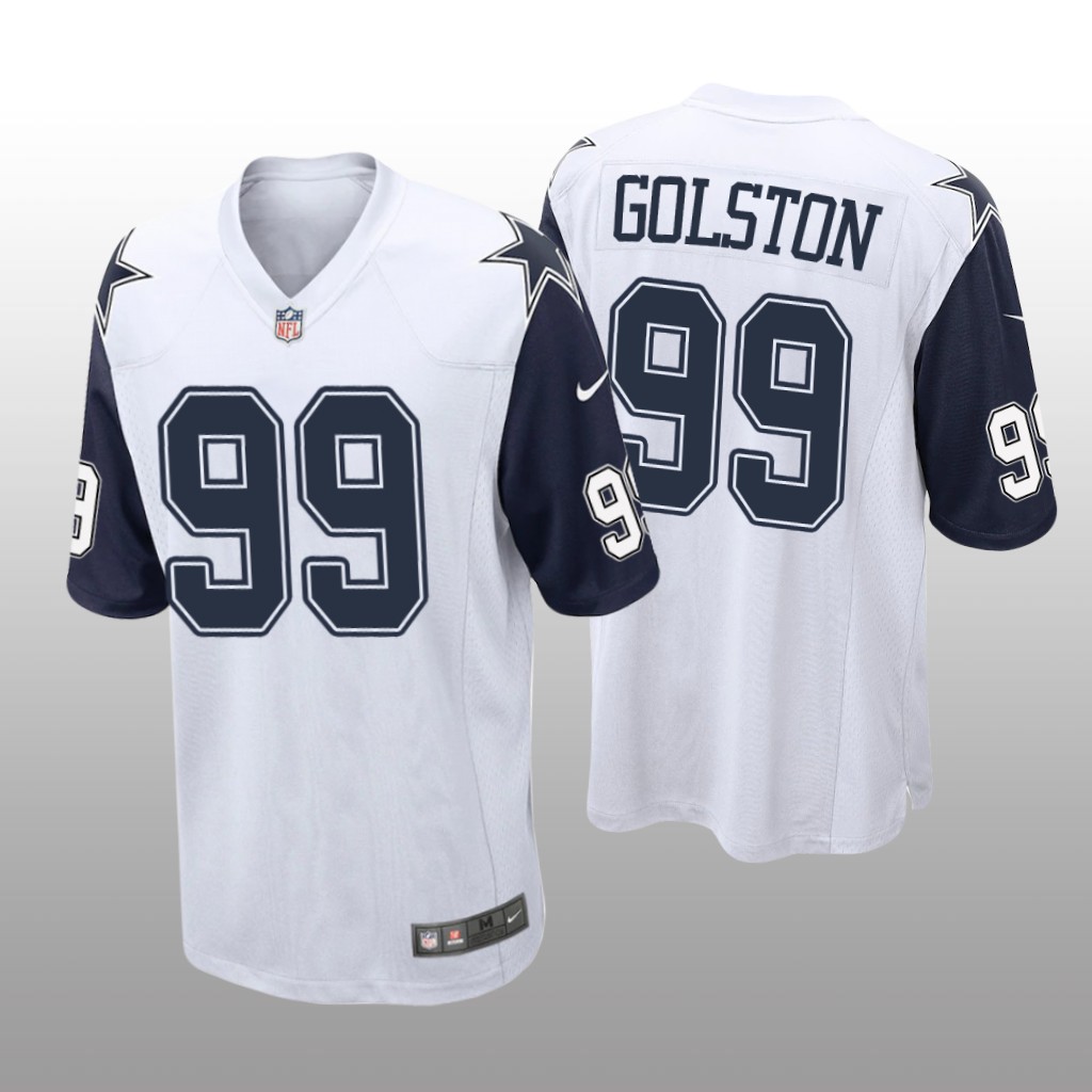 Dallas Cowboys Chauncey Golston White Jersey Alternate Game - Men's