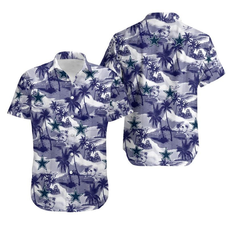 Dallas Cowboys Coconut Tree Tnt 00882 Hawaiian Shirt