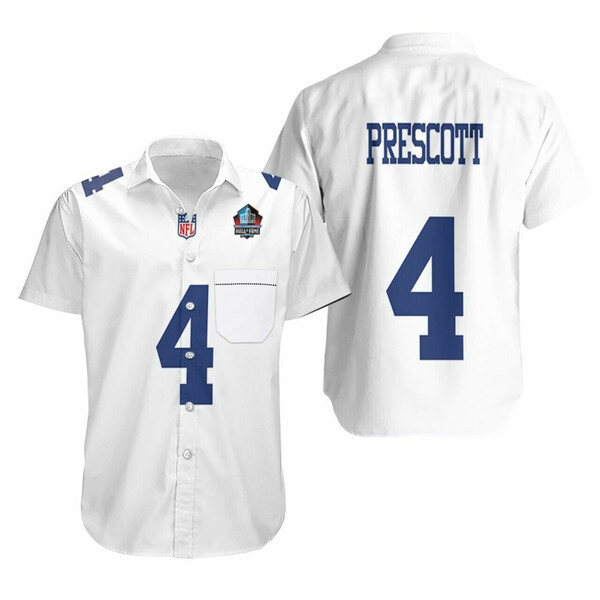 Dallas Cowboys Dak Prescott American Football Team Hawaiian Shirt