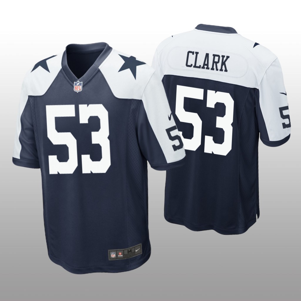 Dallas Cowboys Damone Clark Navy Jersey Alternate Game - Men's