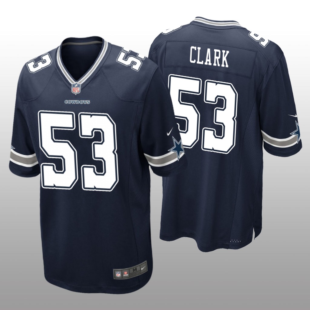 Dallas Cowboys Damone Clark Navy Jersey Game - Men's