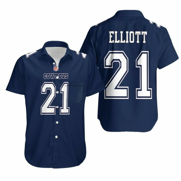 Dallas Cowboys Ezekiel Elliott Great Player American Football Hawaiian Shirt