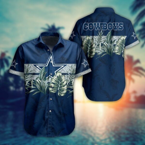 Dallas Cowboys Floral Summer Hawaiian Shirt