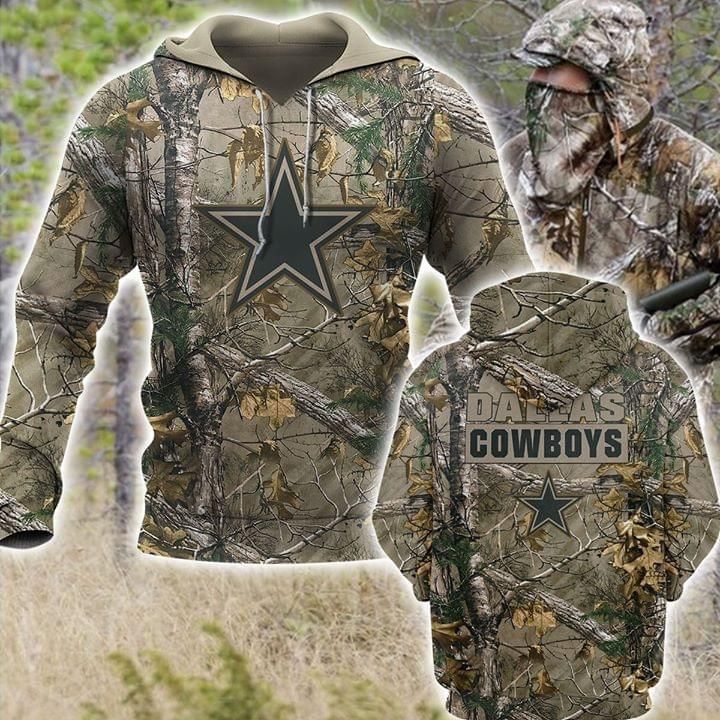 Dallas cowboys forest printed 3D Hoodie