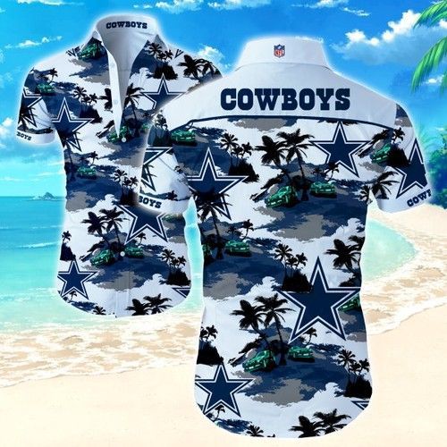 Dallas Cowboys Hawaiian Button-Up Shirt