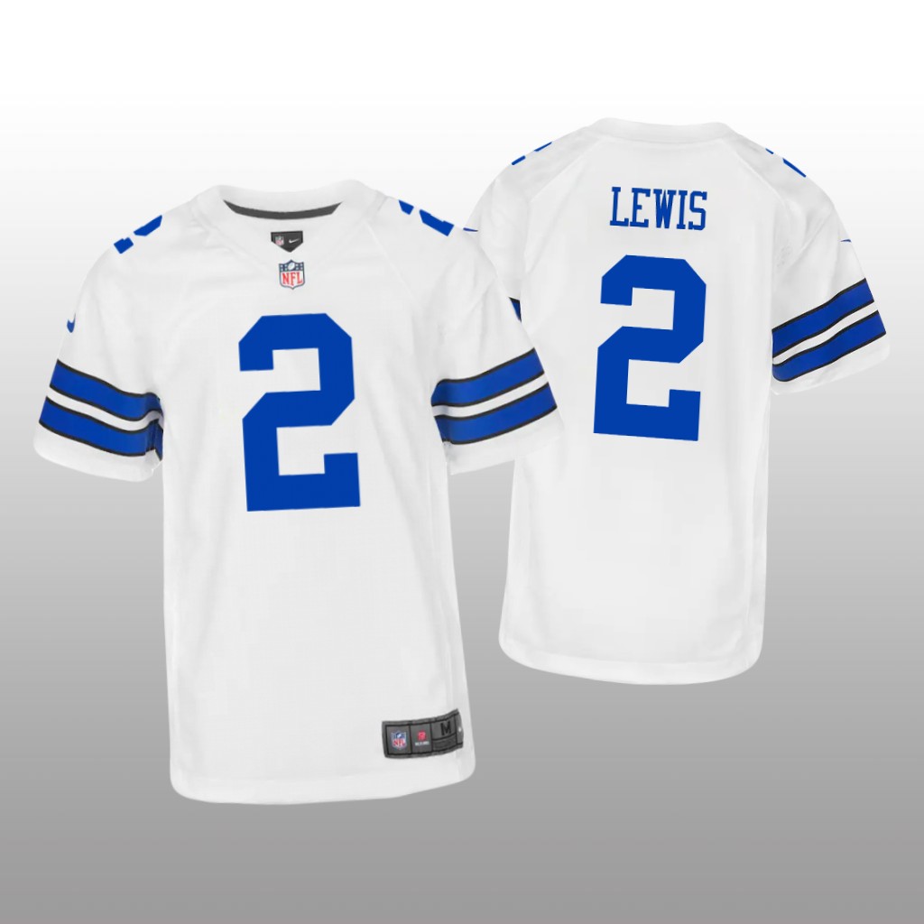 Dallas Cowboys Jourdan Lewis White Jersey Game - Youth