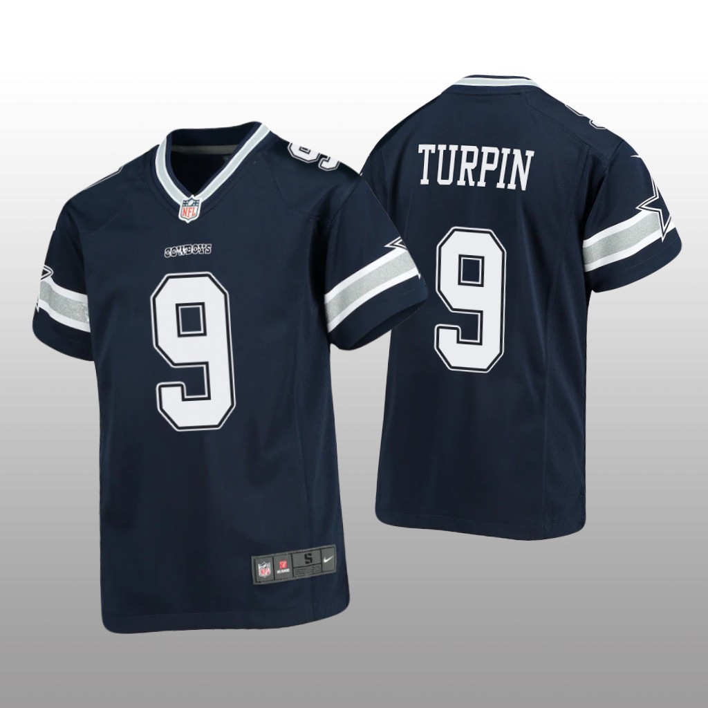 Dallas Cowboys KaVontae Turpin Navy Jersey Game - Youth