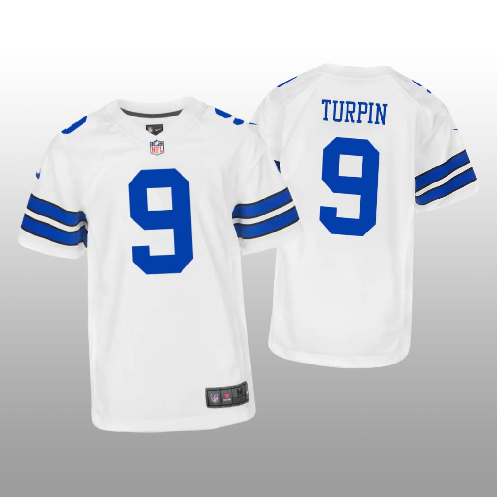 Dallas Cowboys KaVontae Turpin White Jersey Game - Youth