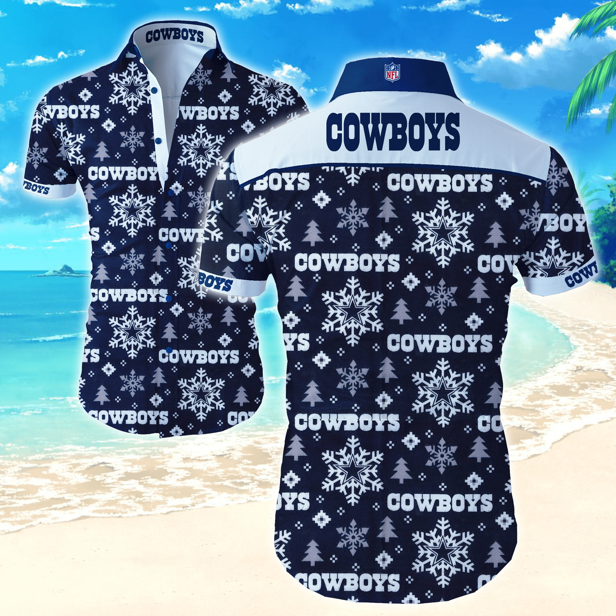 Dallas Cowboys Nfl Aloha Tees Hawaiian Shirts