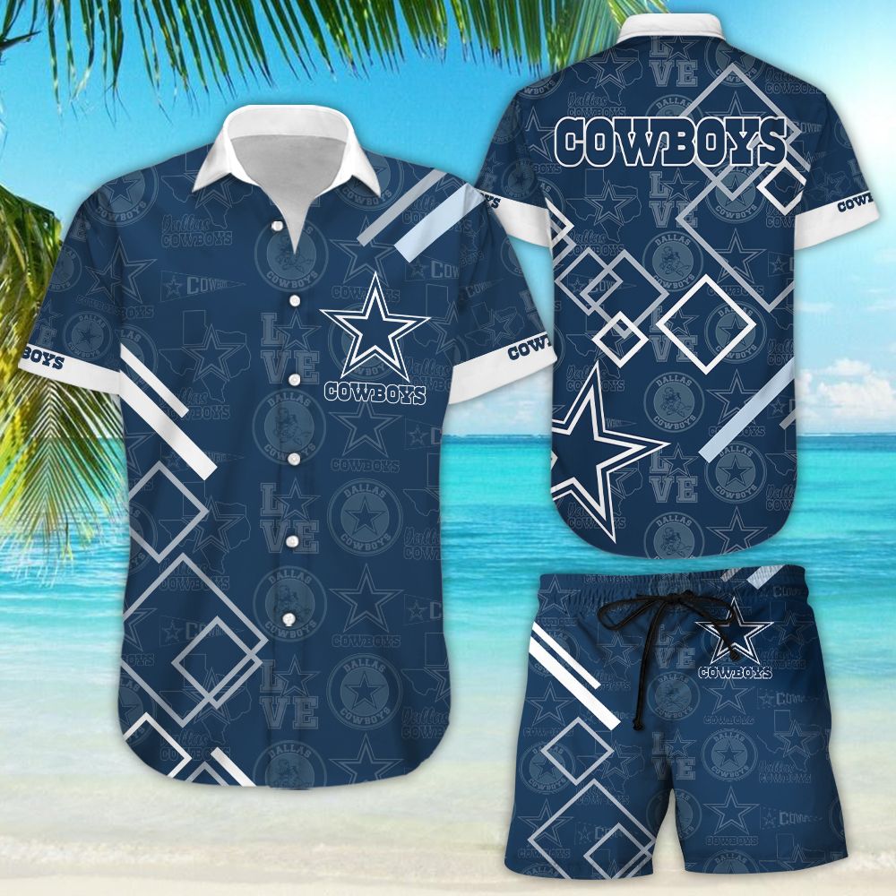 Dallas Cowboys Nfl Hawaiian Shirtss For Men Aloha Shirts