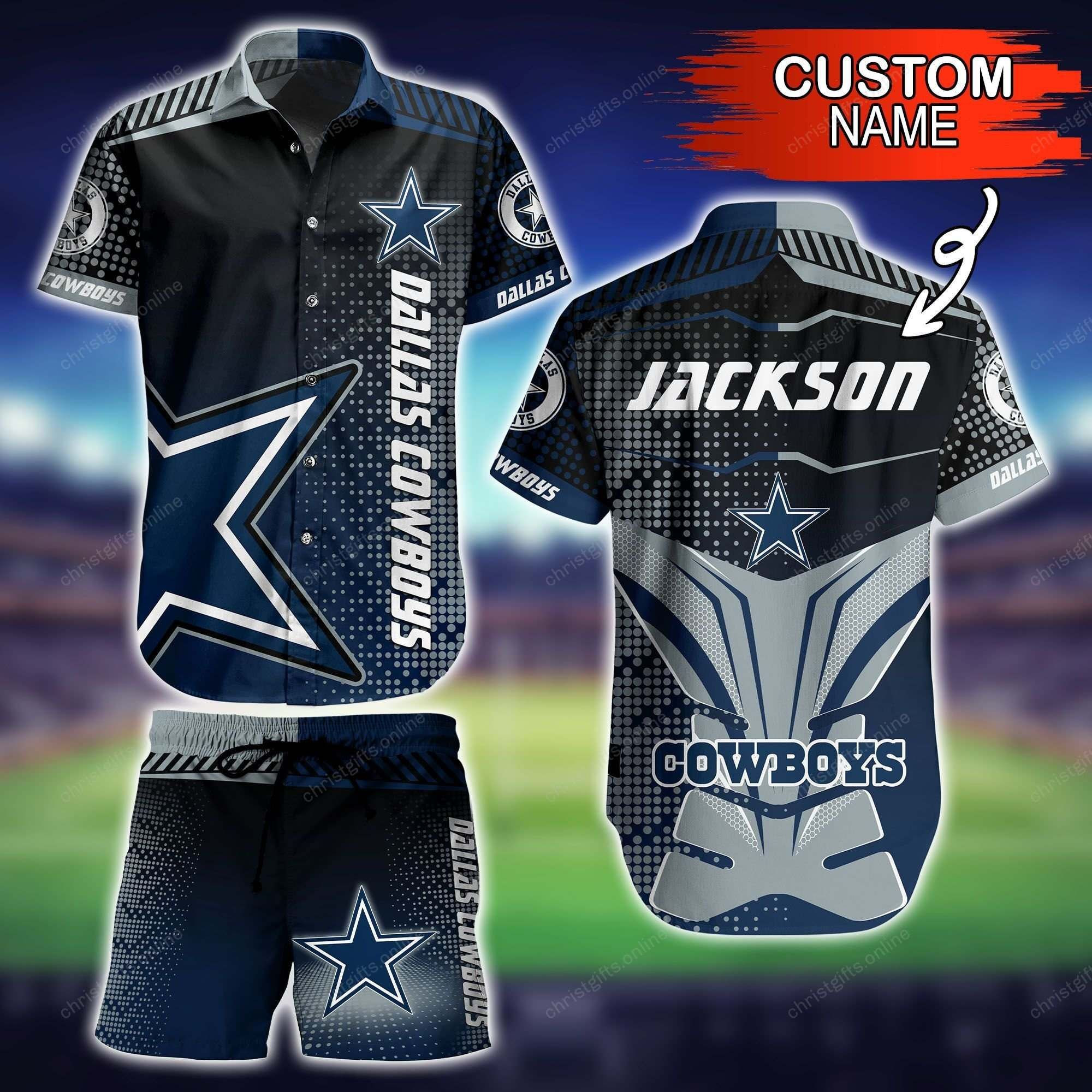 Dallas Cowboys Nfl Personalize Hawaii Shirt Style