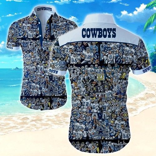Dallas Cowboys Nfl Sport Hawaiian Shirts Funny Aloha Shirts
