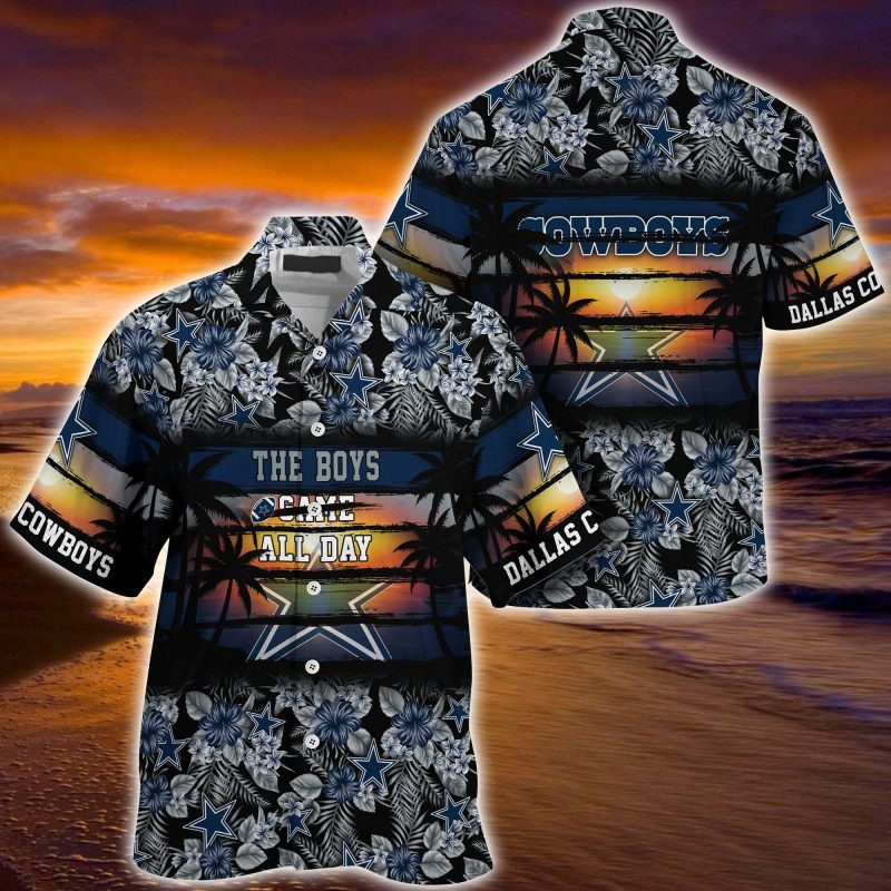 Dallas Cowboys NFL Summer – Hawaii Shirt For This Season – Gift For Sport Lovers Floral Pattern