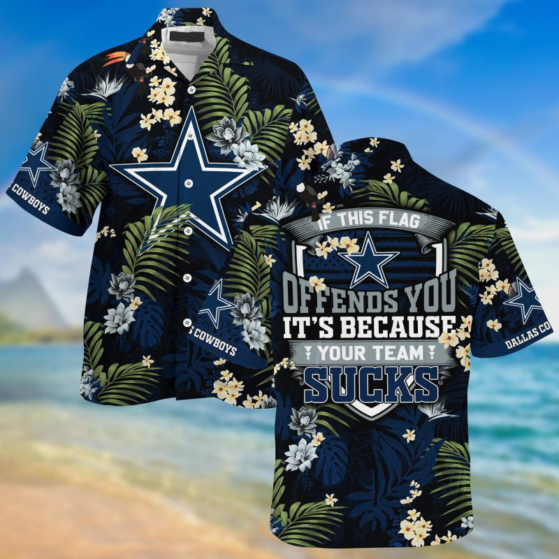 Dallas Cowboys NFL Summer – Hawaii Shirt For This Season – Gift For Sport Lovers With Tropical Patterns