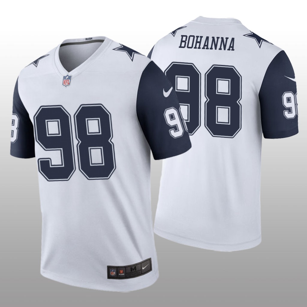 Dallas Cowboys Quinton Bohanna White Jersey Color Rush Legend - Men's