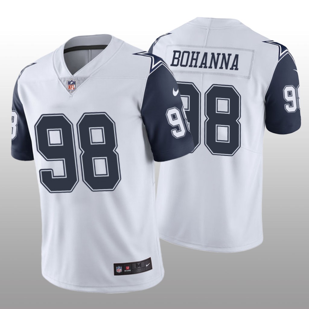 Dallas Cowboys Quinton Bohanna White Jersey Color Rush Limited - Men's