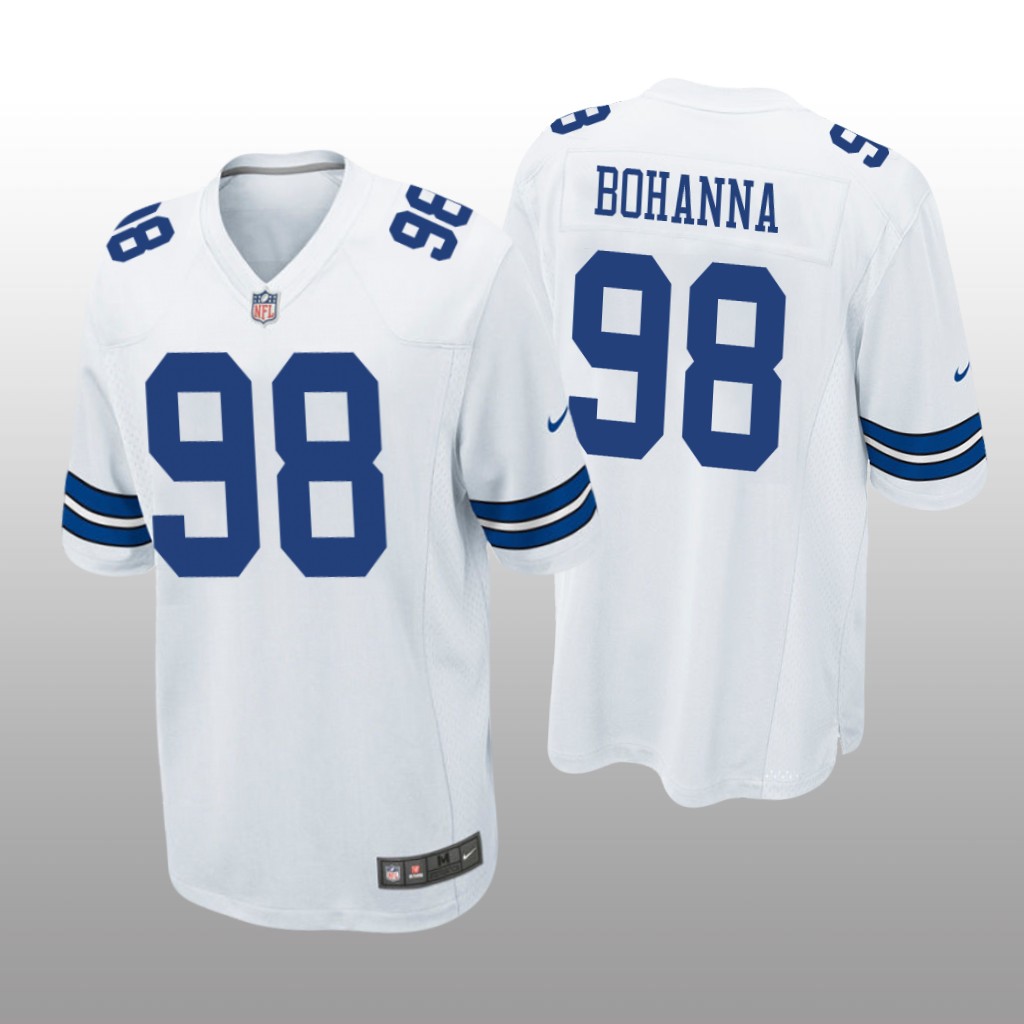 Dallas Cowboys Quinton Bohanna White Jersey Game - Men's
