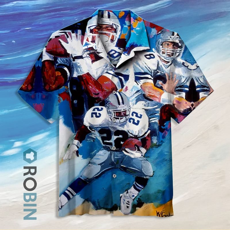 Dallas Cowboys Retro War Hawaiian Shirt