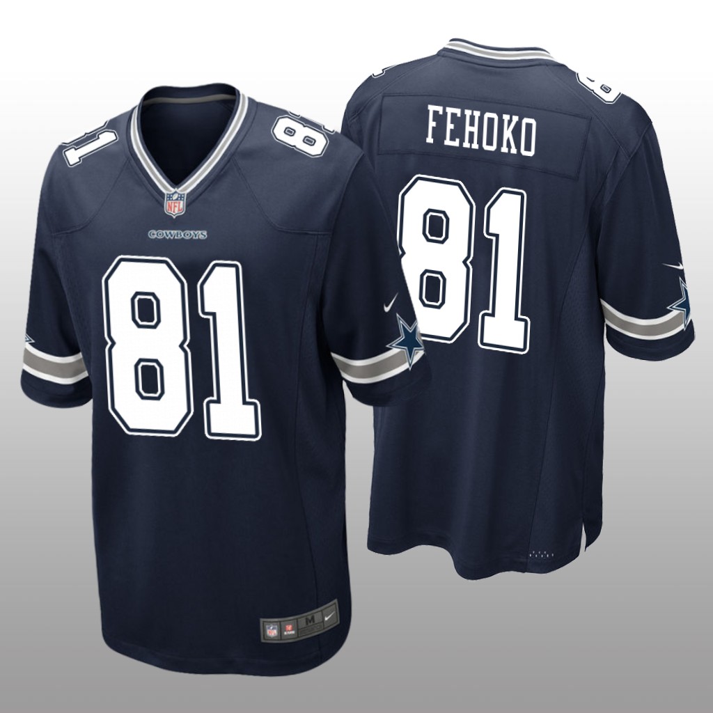 Dallas Cowboys Simi Fehoko Navy Jersey Game - Men's