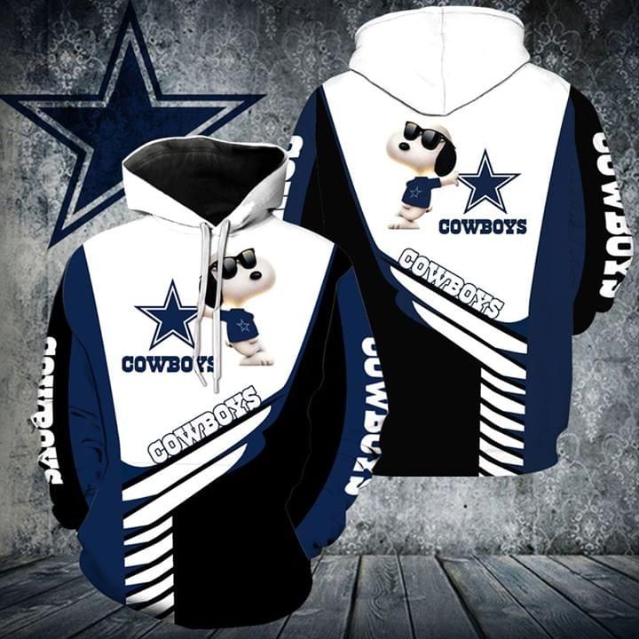 Dallas cowboys snoopy fan 3D Hoodie