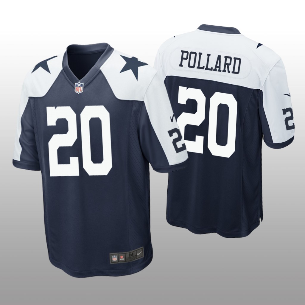 Dallas Cowboys Tony Pollard Navy Jersey Alternate Game - Men's