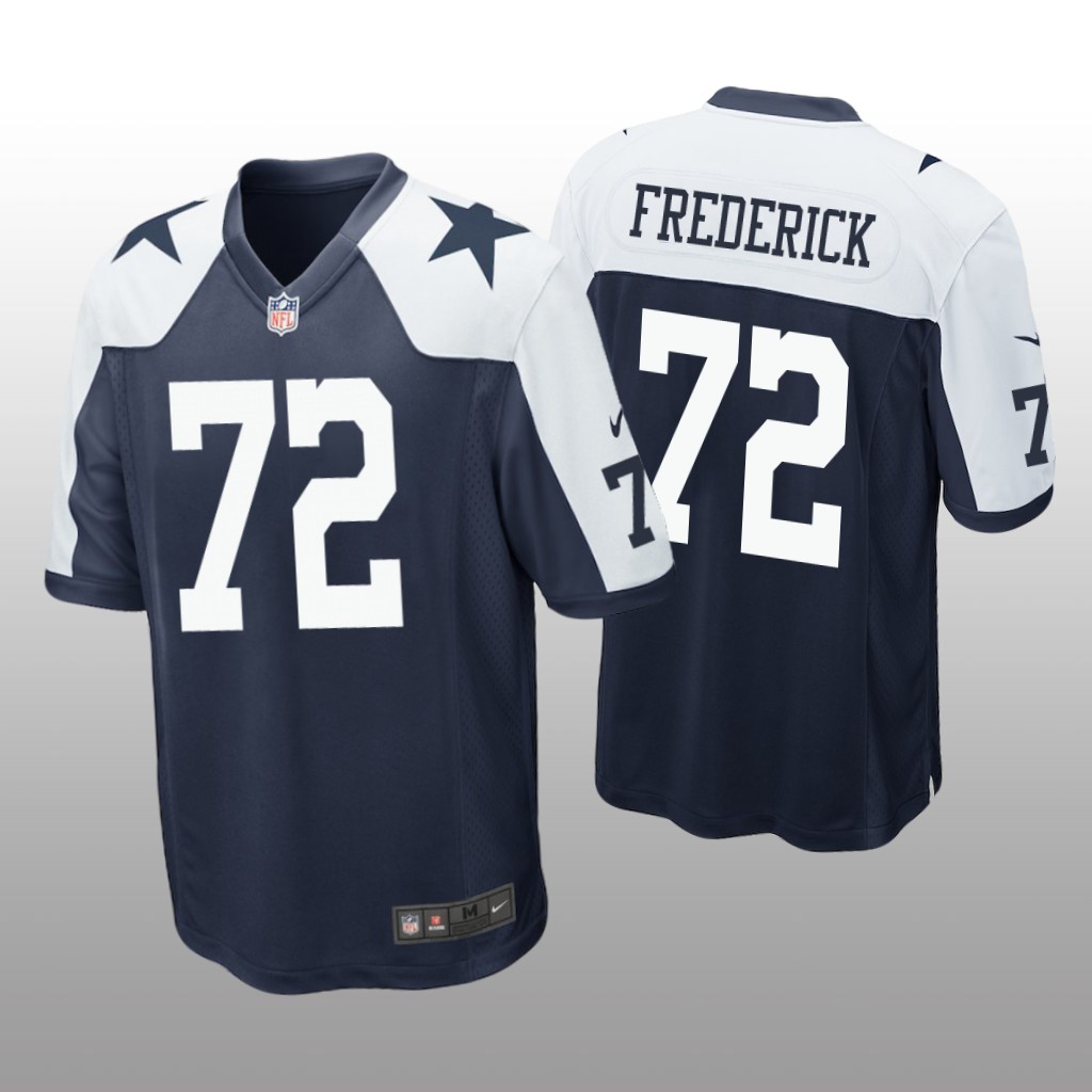 Dallas Cowboys Travis Frederick Navy Jersey Alternate Game - Men's