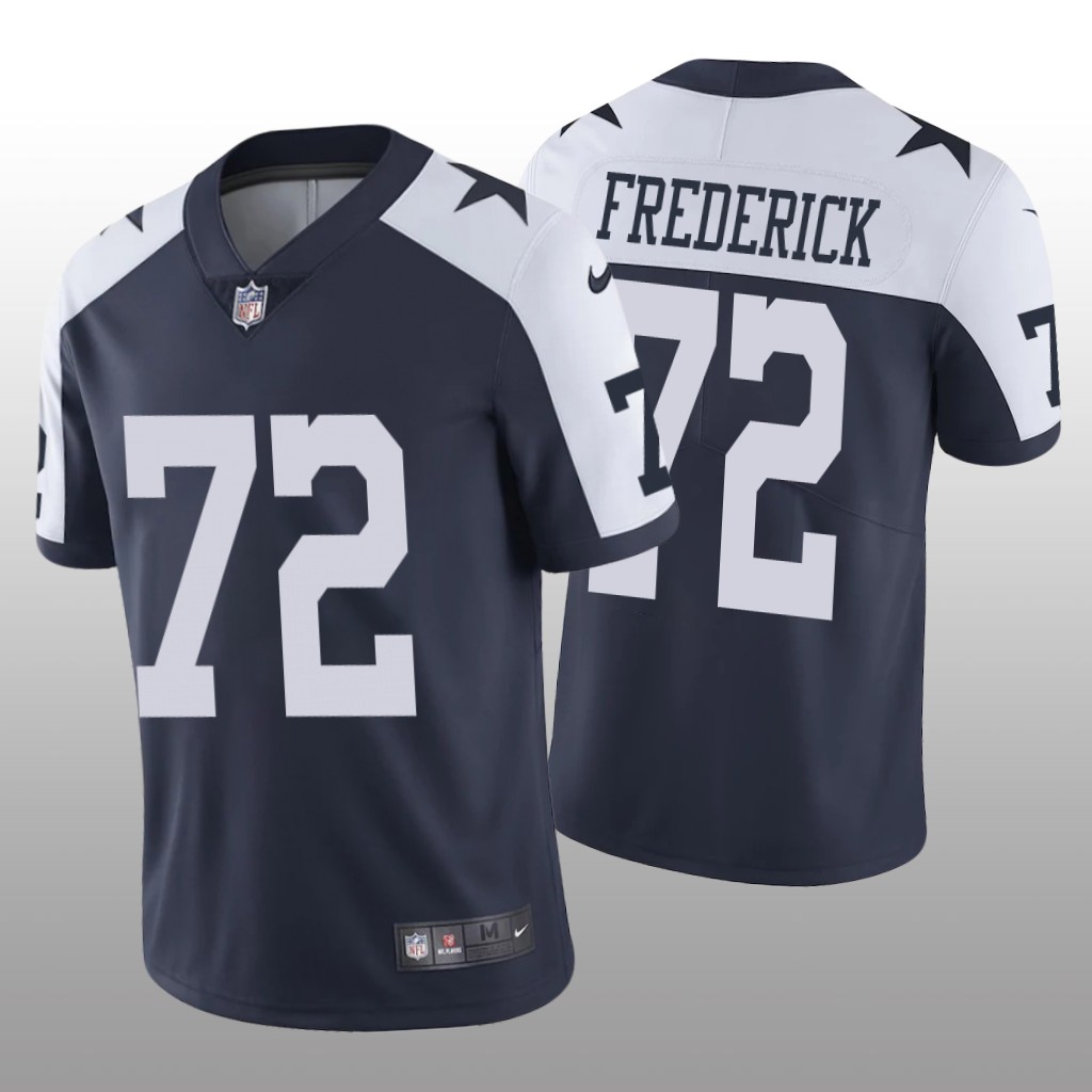 Dallas Cowboys Travis Frederick Navy Jersey Alternate Vapor Limited - Men's