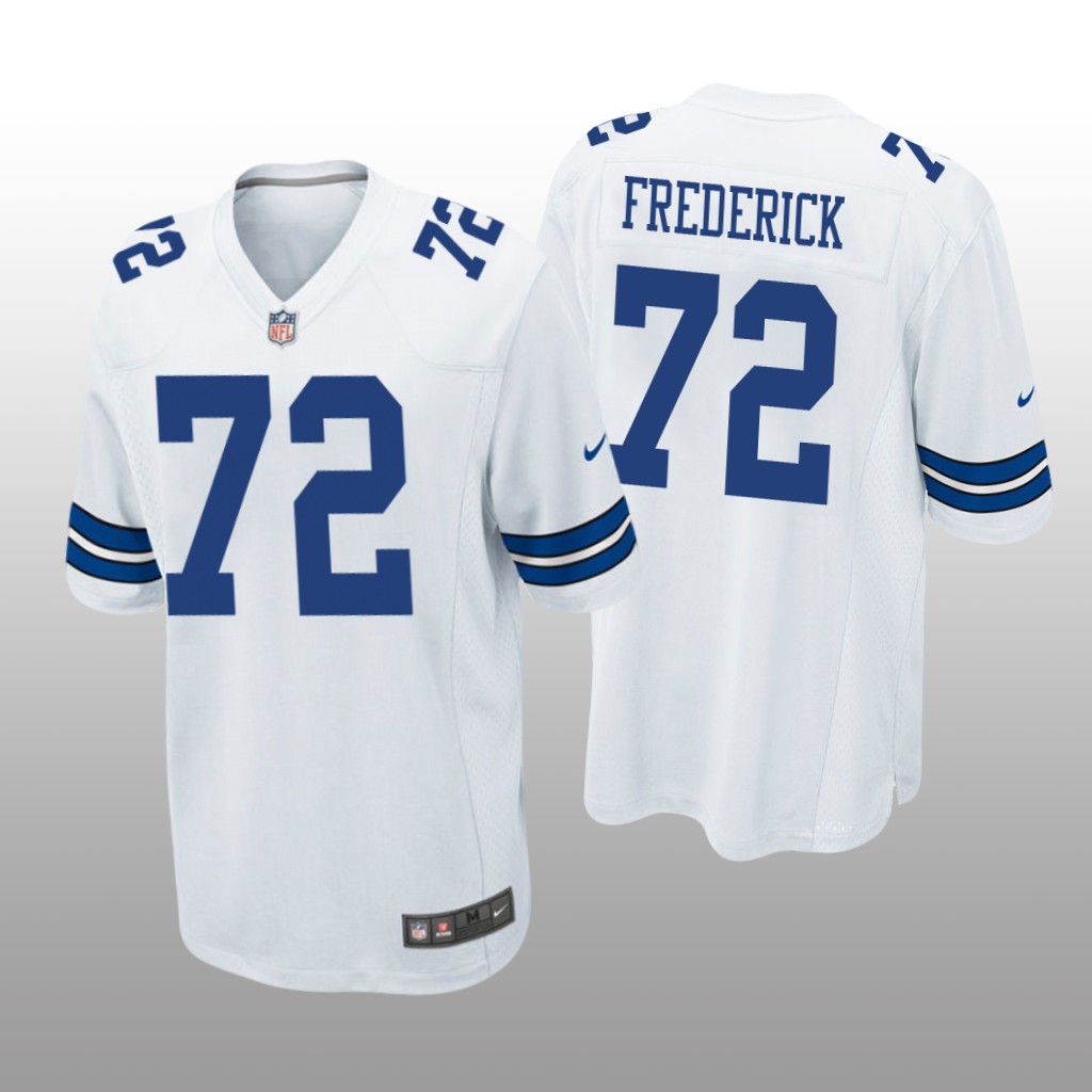Dallas Cowboys Travis Frederick White Jersey Game - Men's